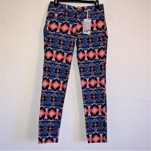 Jolt Electric Boho Patterned Jeans